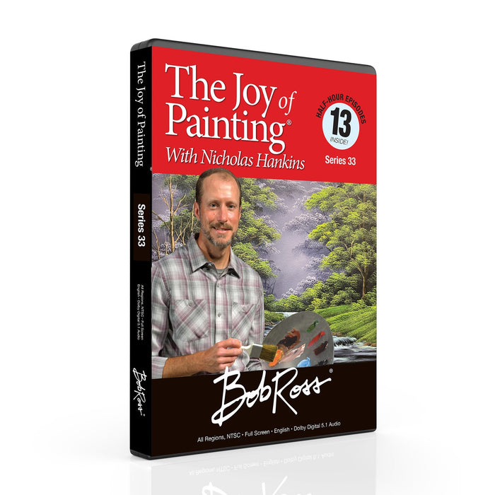 Bob Ross The Joy Of Painting with Nicholas Hankins DVD | Series 33