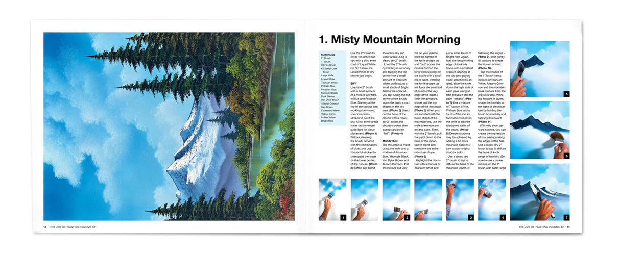 Bob Ross Joy Of Painting Book - Volume 32
