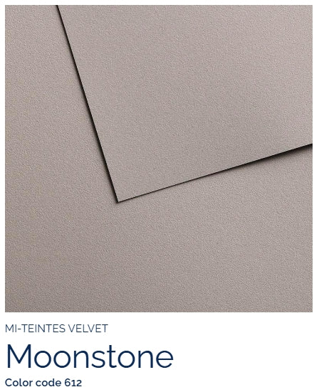 Canson Mi-Teintes® Velvet 19" x 25" | Moonstone #612