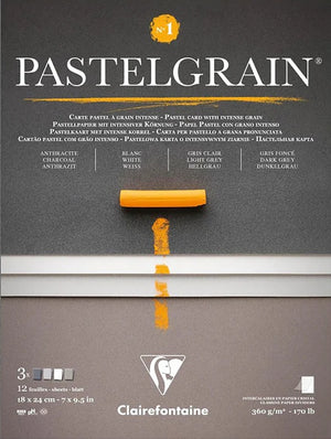Clairefontaine PastelGrain Pastel Pad - 7" x 9.5" - Palette No.1