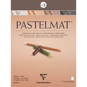 Clairefontaine Pastelmat Pastel Pad - 12" x 15.5" - Selection "A"