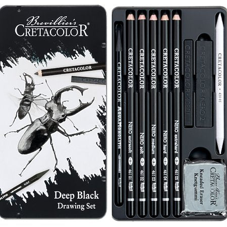 Cretacolor Nero Deep Black Pencil - Medium