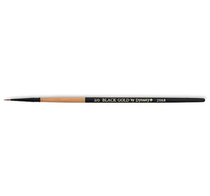 Dynasty Black Gold Round Brush SH | Size 3/0