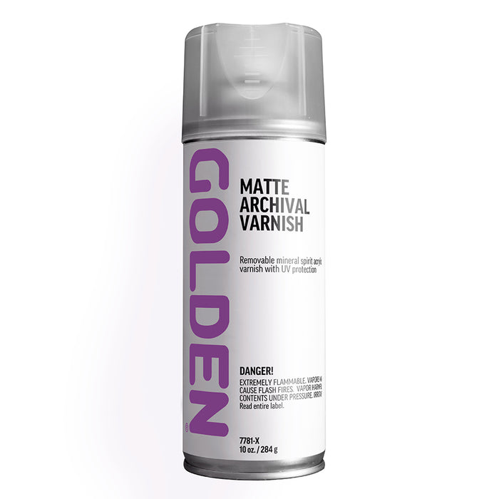 Golden Archival Aerosol Varnish MSA 10 oz. Matte