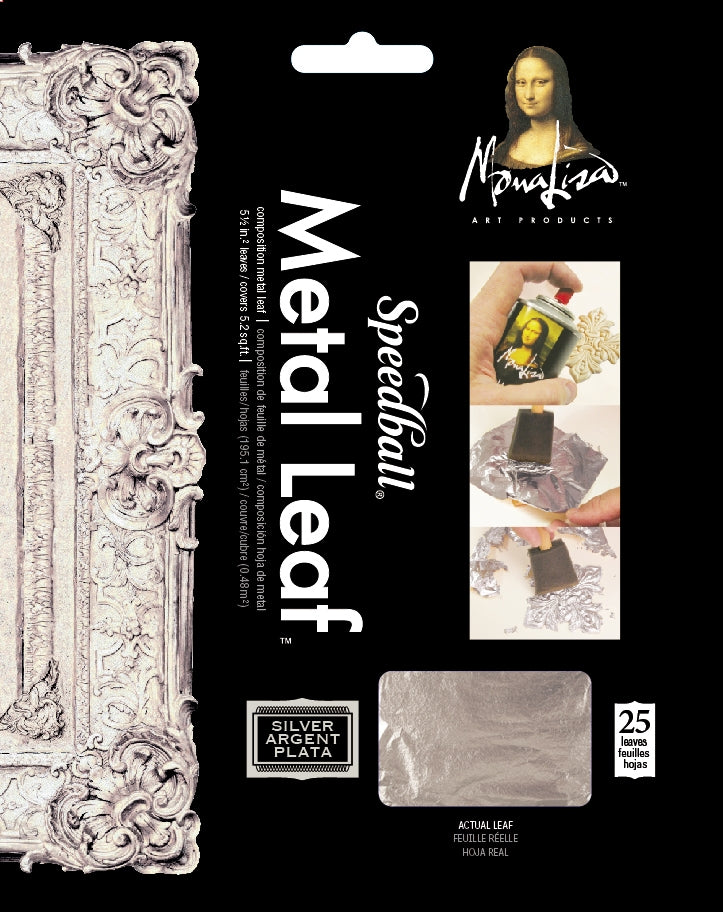 Speedball Mona Lisa Composition Metal Leaf - Silver