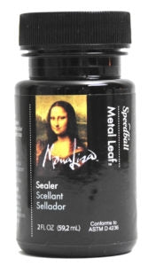 Mona Lisa Water-Based Sealer for Metal Leaf - 2 oz.