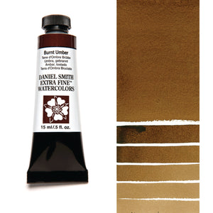 Daniel Smith Extra Fine Watercolour - 15 ml tube - Burnt Umber