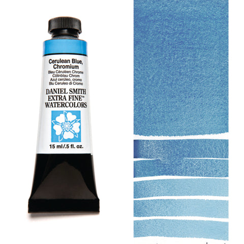 Daniel Smith Extra Fine Watercolour - 15 ml tube - Cerulean Blue Chromium