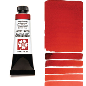 Daniel Smith Extra Fine Watercolour - 15 ml tube - Deep Scarlet