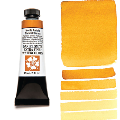 Daniel Smith Extra Fine Watercolour - 15 ml tube - Monte Amiata Natural Sienna