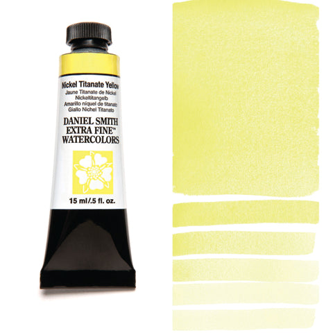 Daniel Smith Extra Fine Watercolour - 15 ml tube - Nickel Titanate Yellow