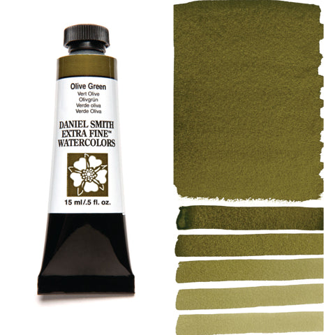 Daniel Smith Extra Fine Watercolour - 15 ml tube - Olive Green