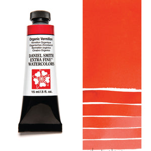 Daniel Smith Extra Fine Watercolour - 15 ml tube - Organic Vermilion