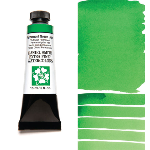 Daniel Smith Extra Fine Watercolour - 15 ml tube - Permanent Green Light