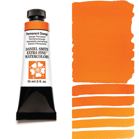 Daniel Smith Extra Fine Watercolour - 15 ml tube - Permanent Orange