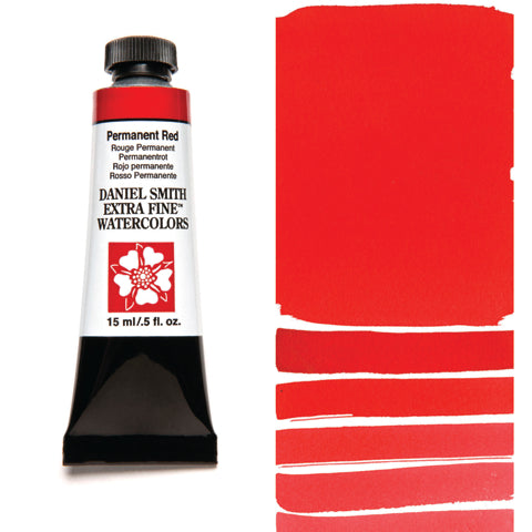 Daniel Smith Extra Fine Watercolour - 15 ml tube - Permanent Red