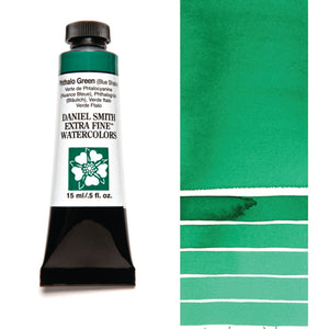 Daniel Smith Extra Fine Watercolour - 15 ml tube - Phthalo Green (Blue Shade)