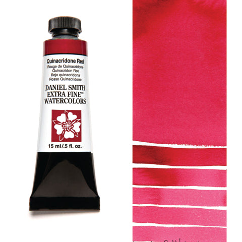Daniel Smith Extra Fine Watercolour - 15 ml tube - Quinacridone Red