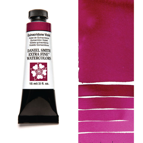 Daniel Smith Extra Fine Watercolour - 15 ml tube - Quinacridone Violet