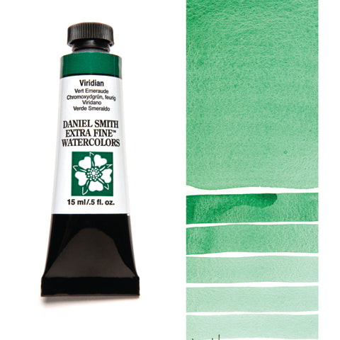 Daniel Smith Extra Fine Watercolour - 15 ml tube - Viridian