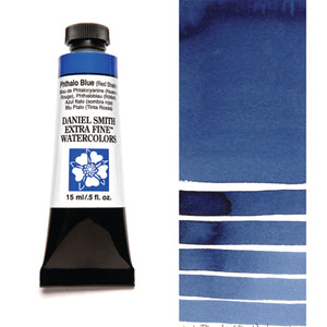 Daniel Smith Extra Fine Watercolour - 15 ml tube - Phthalo Blue (Red Shade)