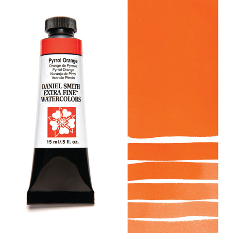 Daniel Smith Extra Fine Watercolour - 15 ml tube - Pyrrol Orange