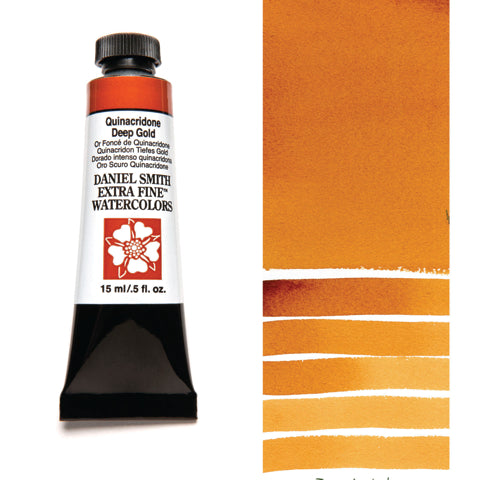 Daniel Smith Extra Fine Watercolour - 15 ml tube - Quinacridone Deep Gold