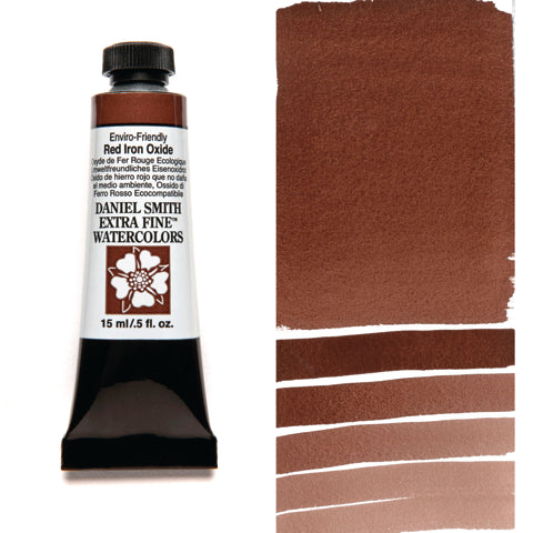 Daniel Smith Extra Fine Watercolour - 15 ml tube - Enviro-friendly Red Iron Oxide