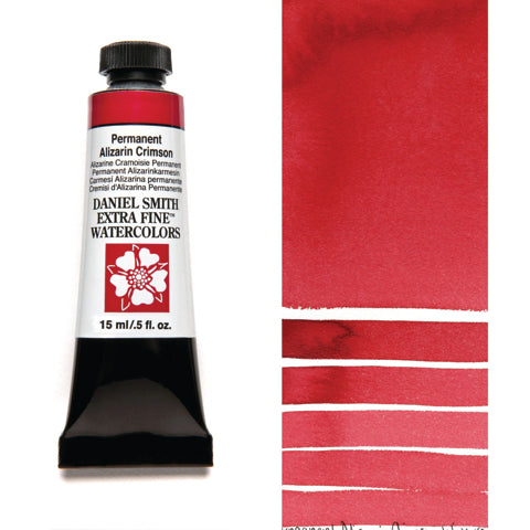 Daniel Smith Extra Fine Watercolour - 15 ml tube - Permanent  Alizarin Crimson