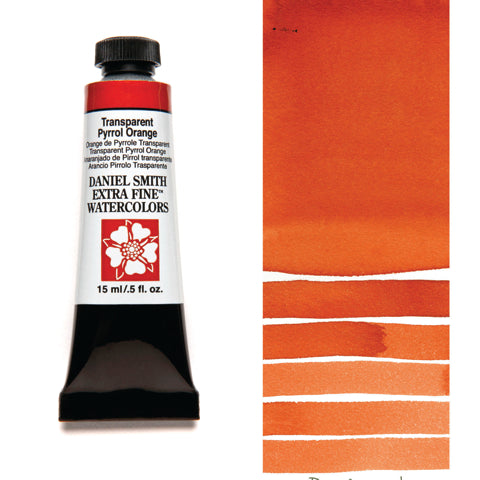 Daniel Smith Extra Fine Watercolour - 15 ml tube - Transparent Pyrrol Orange