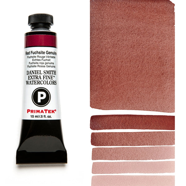 Daniel Smith Extra Fine Watercolour - 15 ml tube - Red Fuchsite Genuine
