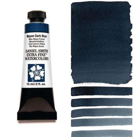 Daniel Smith Extra Fine Watercolour - 15 ml tube - Mayan Dark Blue