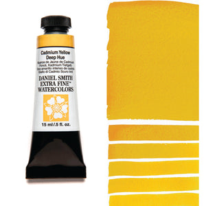 Daniel Smith Extra Fine Watercolour - 15 ml tube - Cadmium Yellow Deep Hue