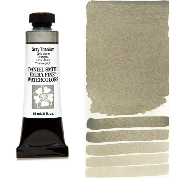 Daniel Smith Extra Fine Watercolour - 15 ml tube - Gray Titanium