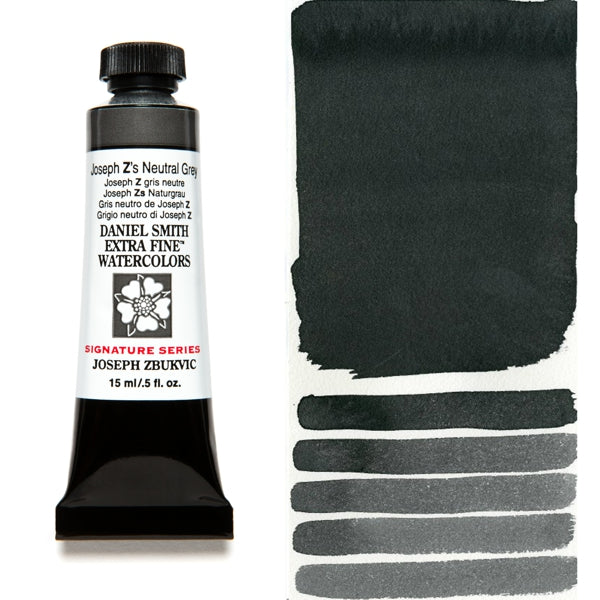 Daniel Smith Extra Fine Watercolour - 15 ml tube - Joseph Z’s Neutral Grey