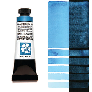 Daniel Smith Extra Fine Watercolour - 15 ml tube - Iridescent Electric Blue