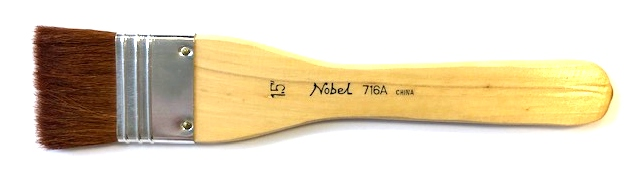 Nobel 716A Series Camel hair brush - 1.5"