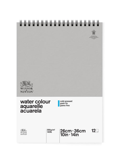 Winsor & Newton Classic Watercolour Spiral Pad - 140 lb. Cold Press - 10" x 14"