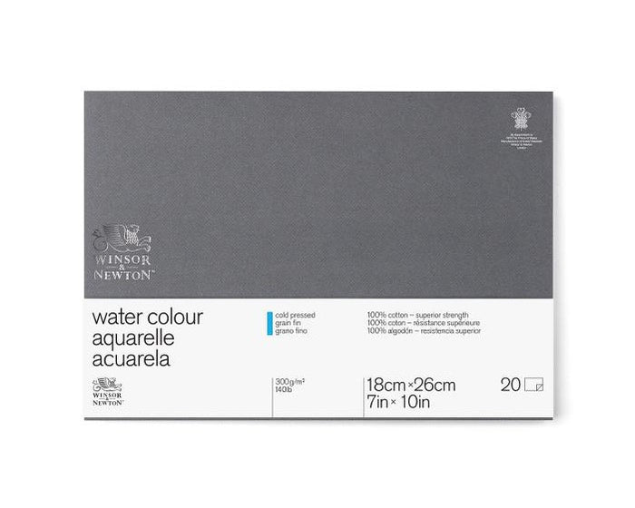 Winsor & Newton Professional Watercolour Paper Block - 140 lb. Cold Press - 7" x 10"