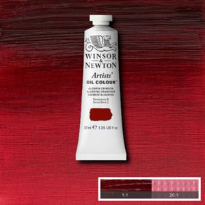 Winsor & Newton Artists' Oil Colour - 37 ml tube - Alizarin Crimson