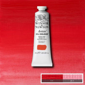 Winsor & Newton Artists' Oil Colour - 37 ml tube - Bright Red