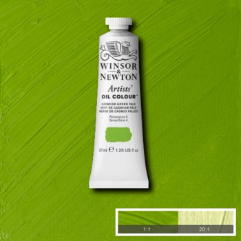 Winsor & Newton Artists' Oil Colour - 37 ml tube - Cadmium Green Pale