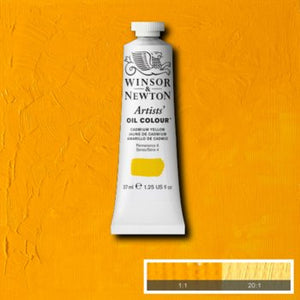 Winsor & Newton Artists' Oil Colour - 37 ml tube - Cadmium Yellow
