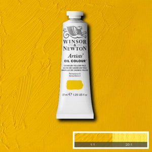 Winsor & Newton Artists' Oil Colour - 37 ml tube - Cadmium Yellow Pale