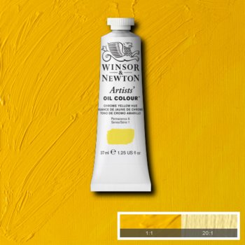 Winsor & Newton Artists' Oil Colour - 37 ml tube - Chrome Yellow Hue