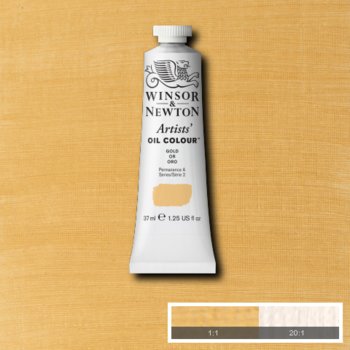 Winsor & Newton Artists' Oil Colour - 37 ml tube - Gold