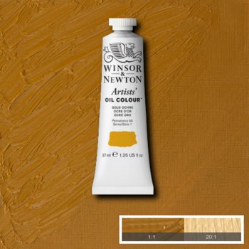 Winsor & Newton Artists' Oil Colour - 37 ml tube - Gold Ochre