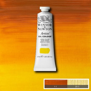 Winsor & Newton Artists' Oil Colour - 37 ml tube - Indian Yellow