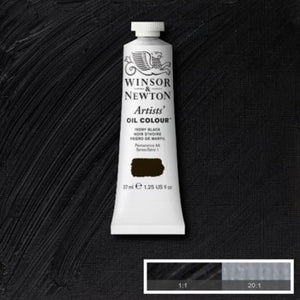 Winsor & Newton Artists' Oil Colour - 37 ml tube - Ivory Black
