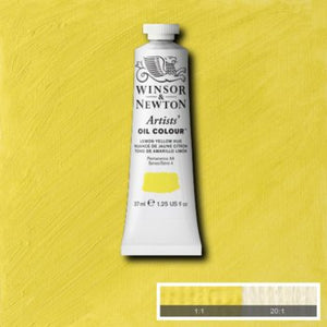Winsor & Newton Artists' Oil Colour - 37 ml tube - Lemon Yellow Hue